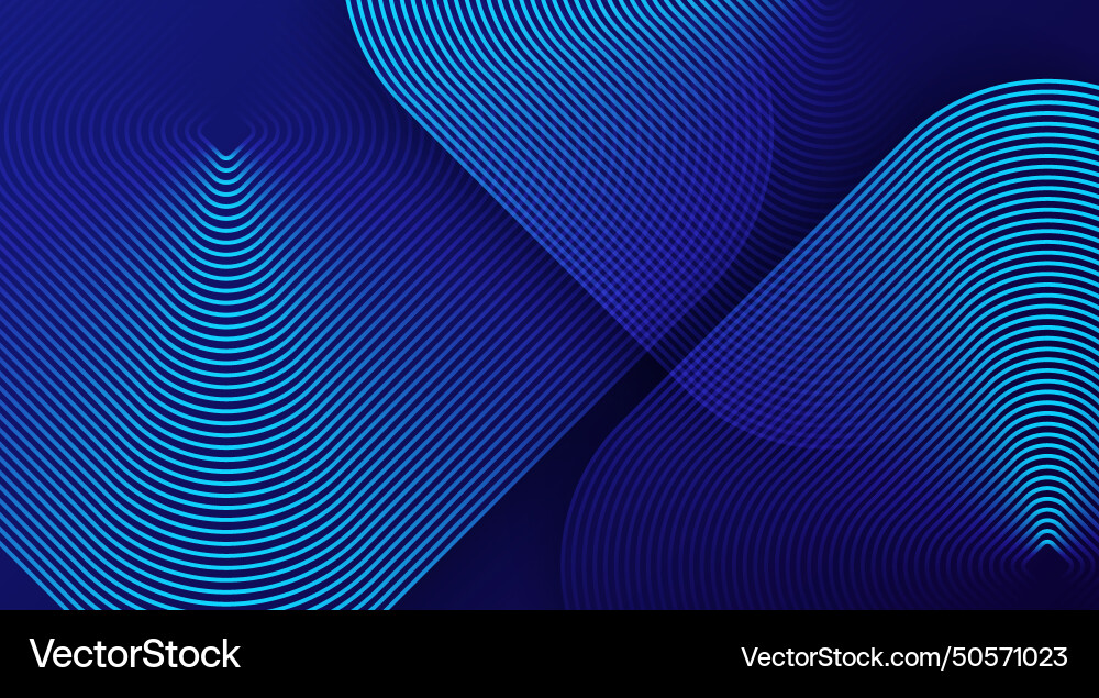 Abstract blue background with overlap layer vector image