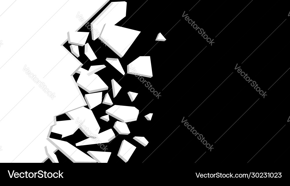 Abstract Explosion Fragment vector image