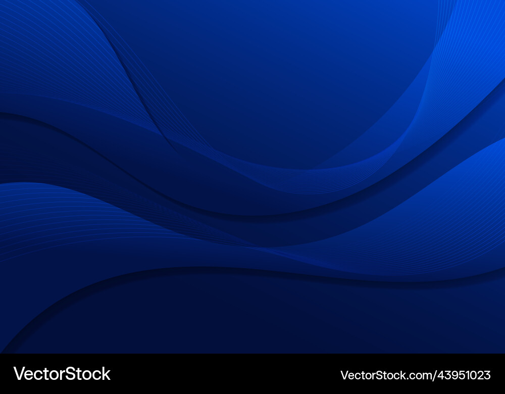 Abstract gradient blue wavy pattern design Abstract gradient blue wavy pattern design vector image