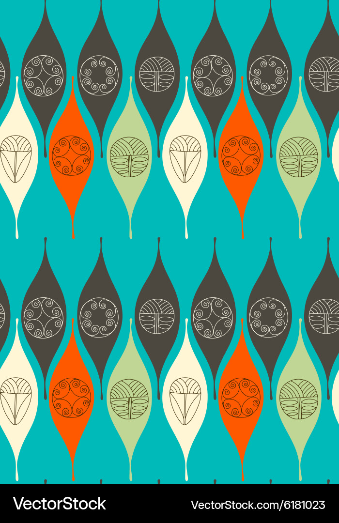 Abstract seamless pattern modern style motif vector image