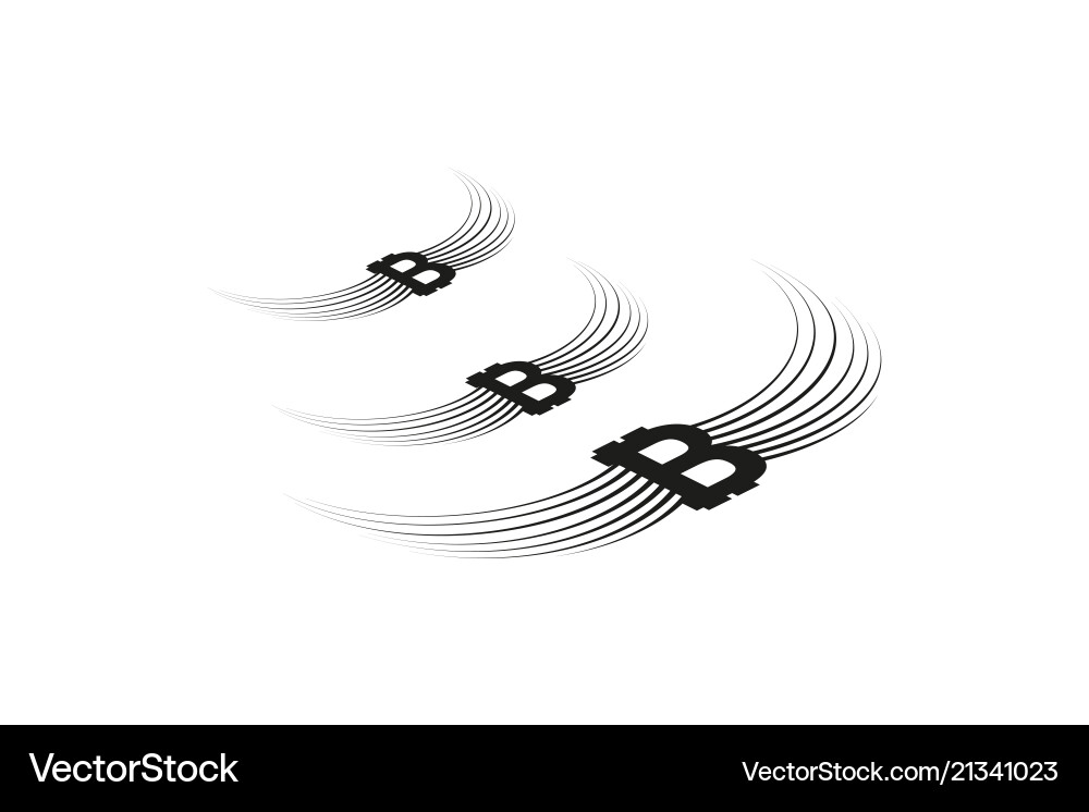 Bitcoin cripto currency blockchain flat Bitcoin cripto currency blockchain flat vector image