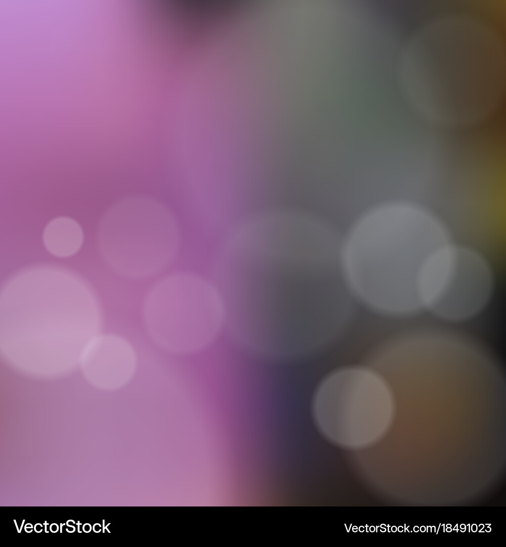 Blurred background with bokeh Vector Image
