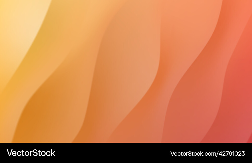 Burning Fire Waves Abstract Background Vector Image