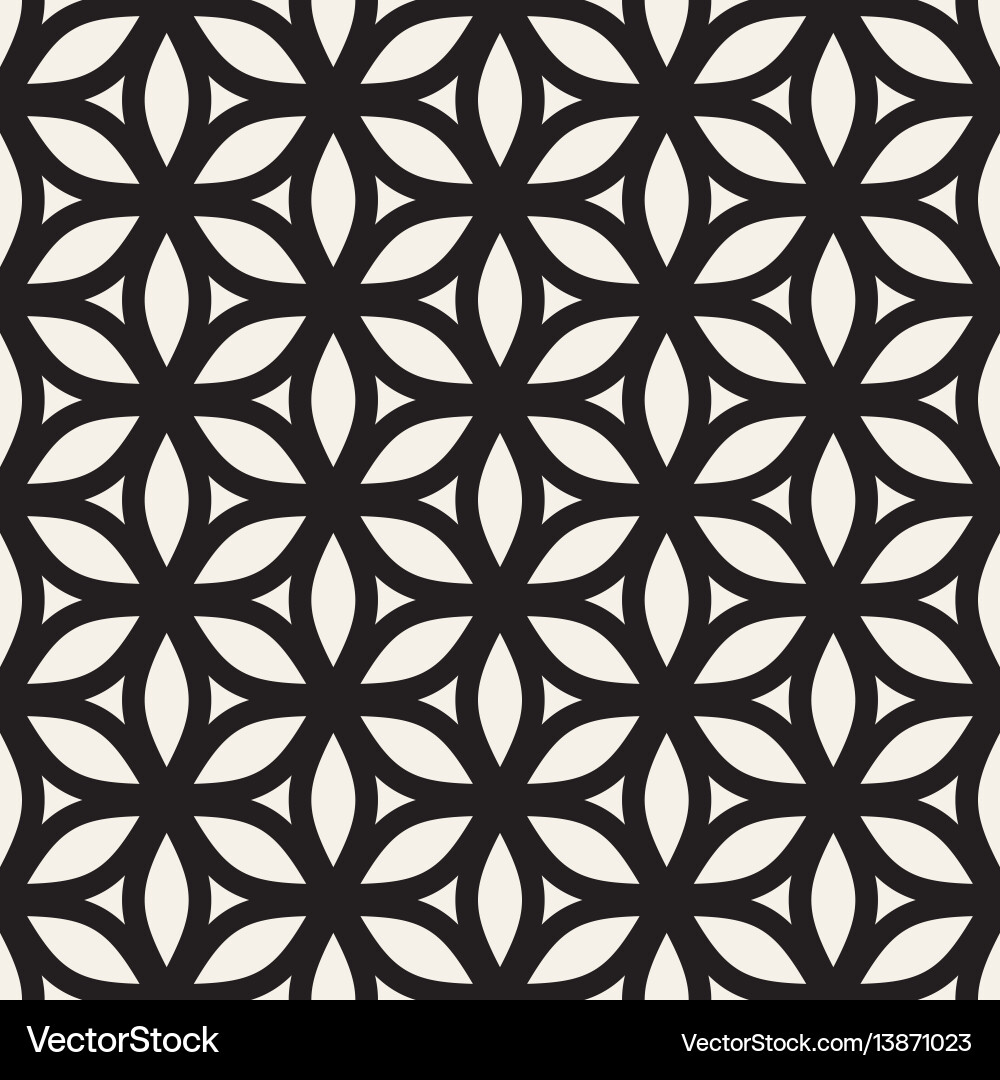 Geometric Lattice Pattern vector image