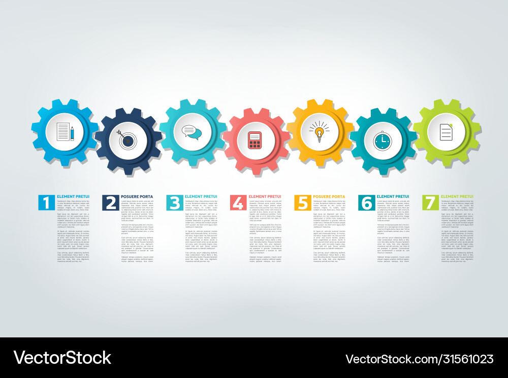 Infographic timeline report template chart scheme Infographic timeline report template chart scheme Vector Image