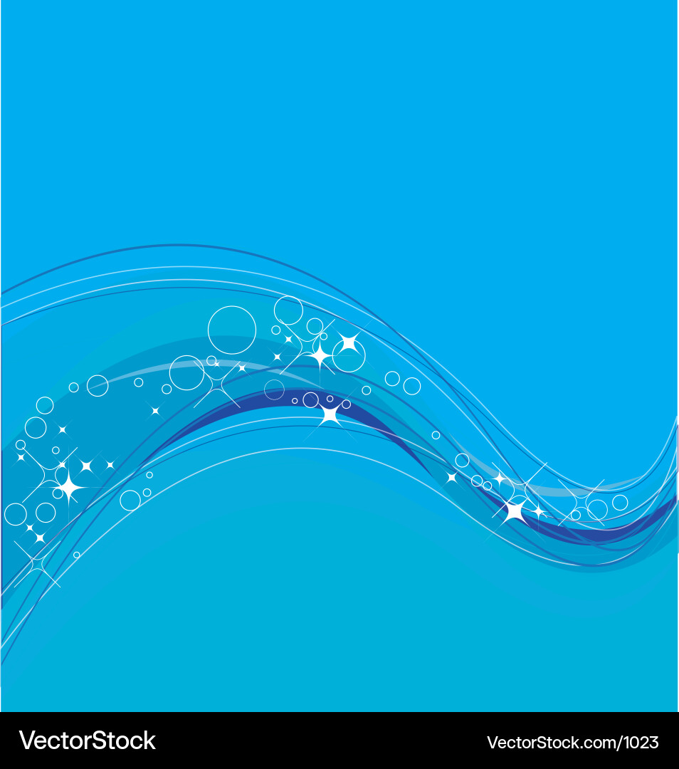 Ocean Wave Background Royalty Free Vector Image