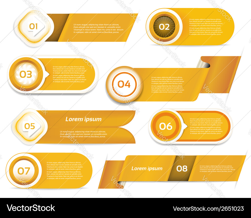Progress background product choice or version Vector Image