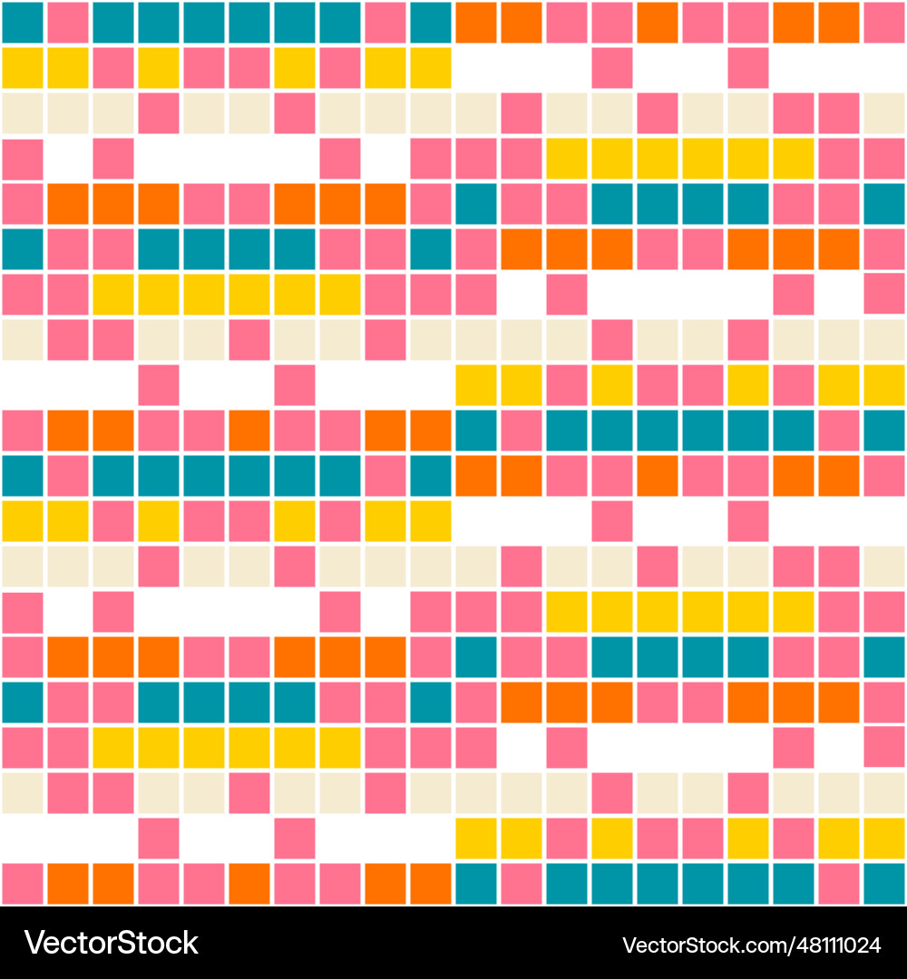 1990s pixelated computer game squares ms 5000 1990s pixelated computer game squares ms 5000 vector image