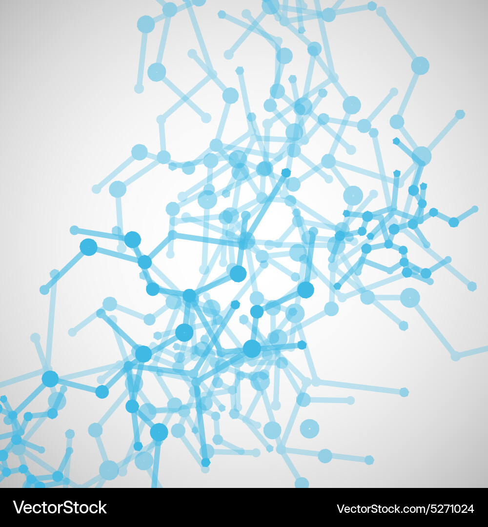 Abstract network on a light background Vector Image