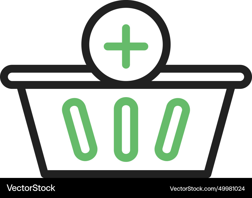 Add to basket icon image vector image