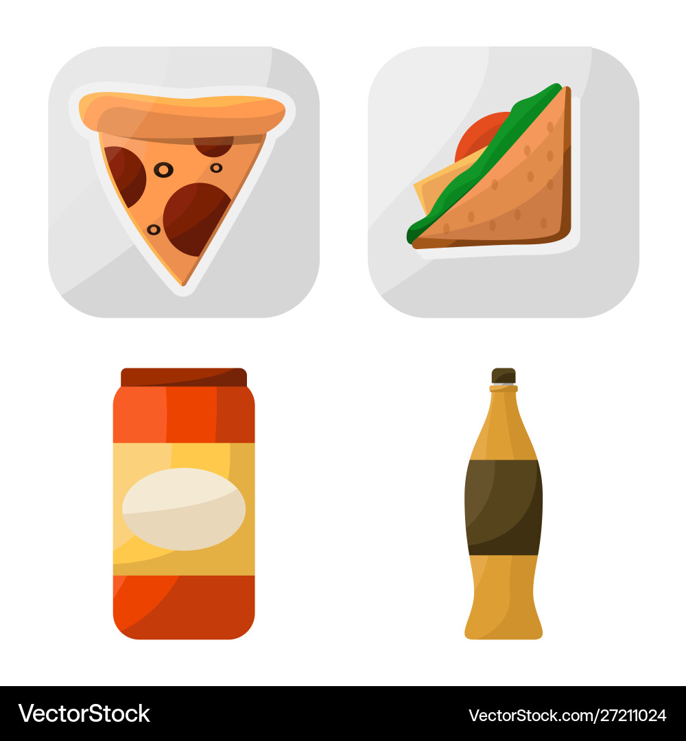 Design vending and service symbol set Design vending and service symbol set vector image