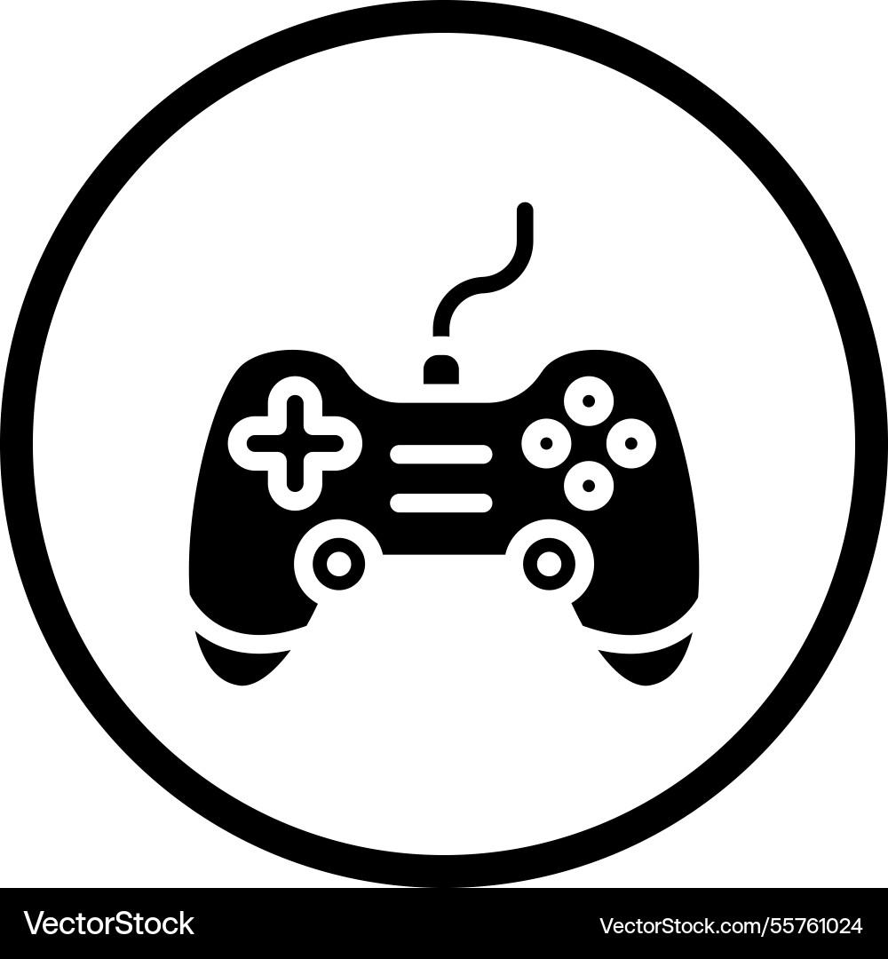Game controller icon design Vector Image
