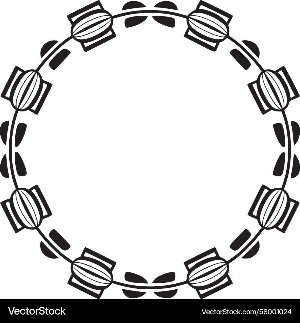 Geometric Circle Pattern Vector Image