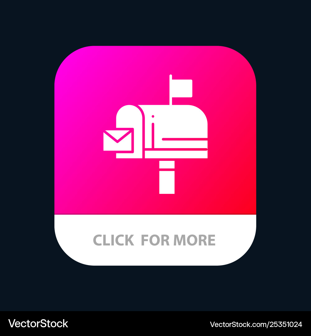 Mailbox Nachricht E-Mail mobile App-Taste android Mailbox Nachricht E-Mail mobile App-Taste android vektorbild