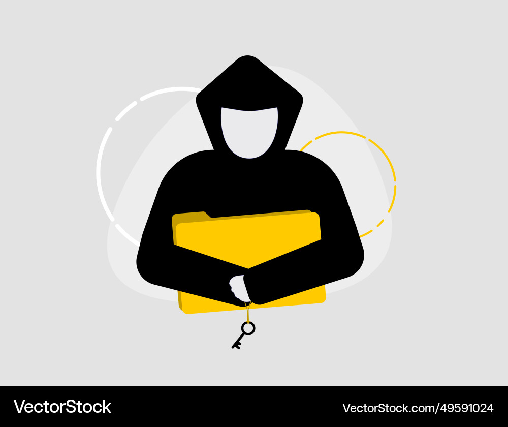 Ransomware program encryptor of personal files Ransomware program encryptor of personal files vector image