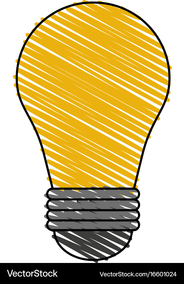 Regular lightbulb icon image vector image