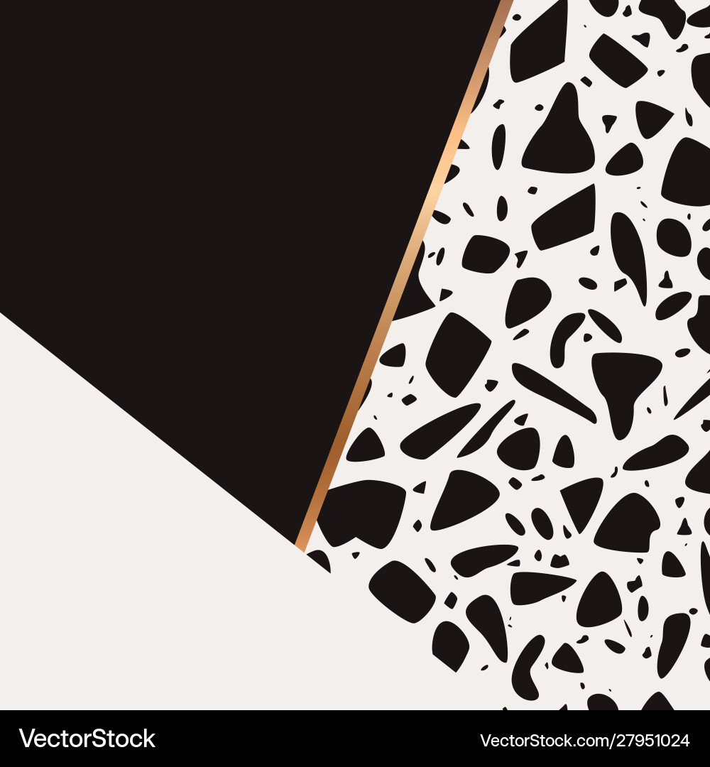 Terrazzo pattern design Terrazzo pattern design vector image