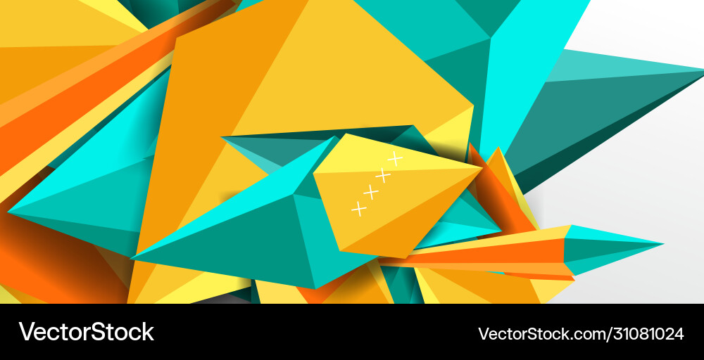 Trendy simple triangle abstract background Vector Image