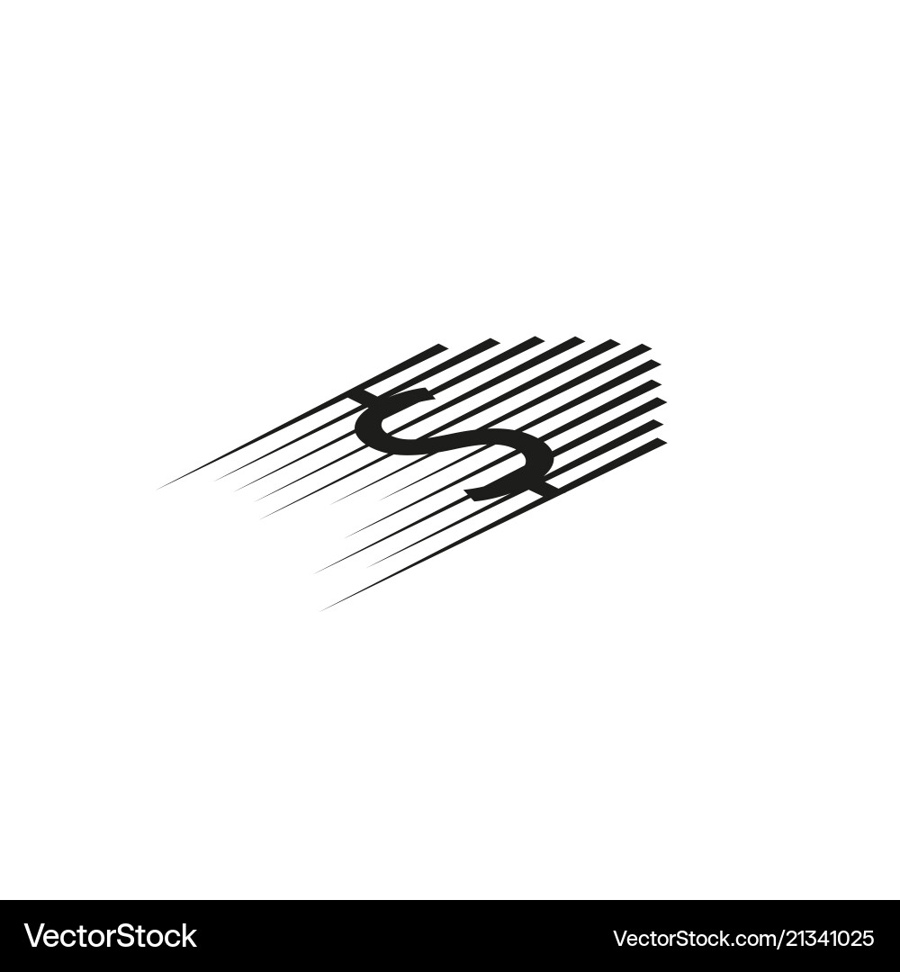 Bitcoin coin with fast speed motion lines Bitcoin coin with fast speed motion lines vector image