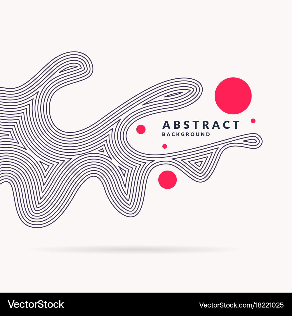 Dynamic Abstract Wave Background vector image