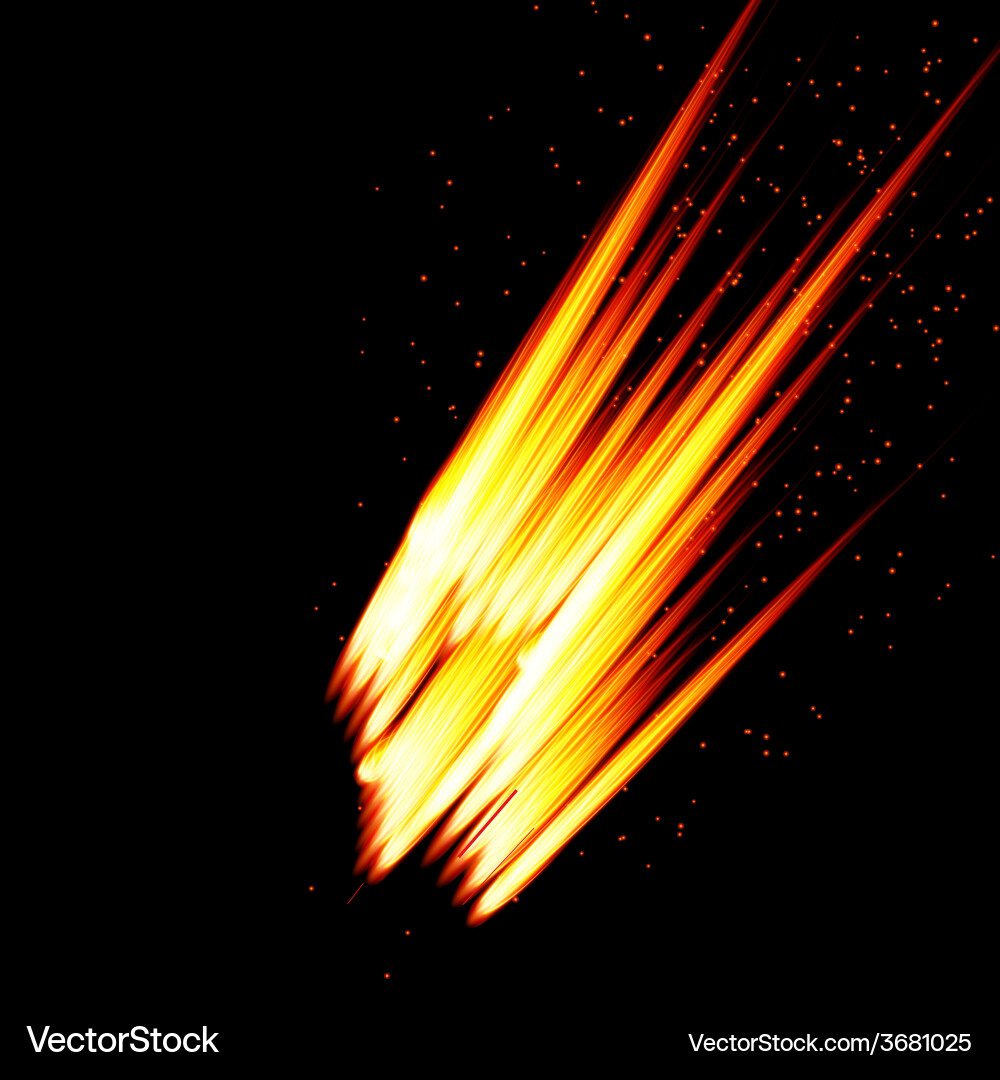 Dynamic Fire Abstract Background vector image