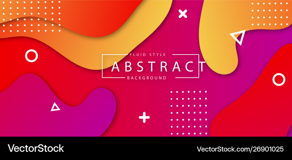 Fluid Abstract Background Vector Image