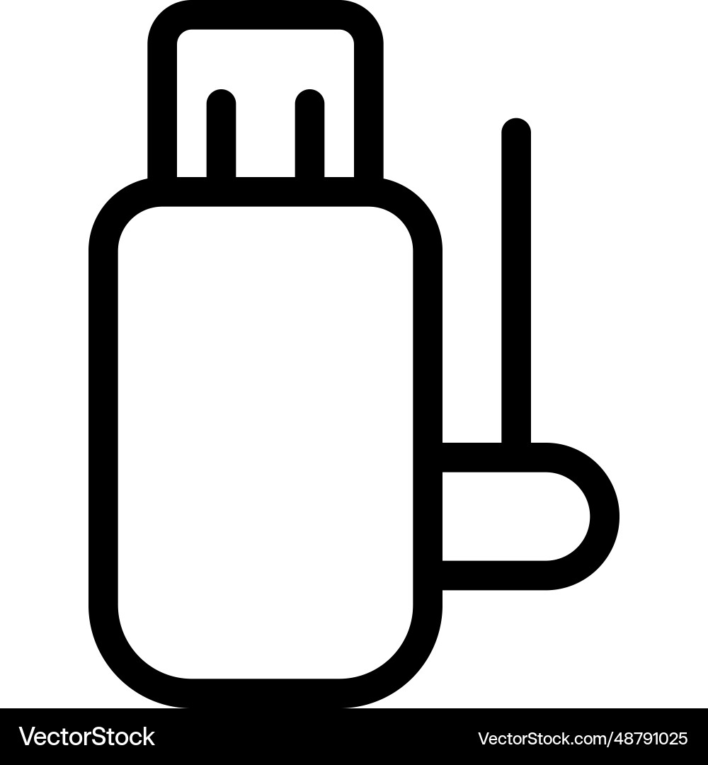 Wireless usb used for transferring data vector image