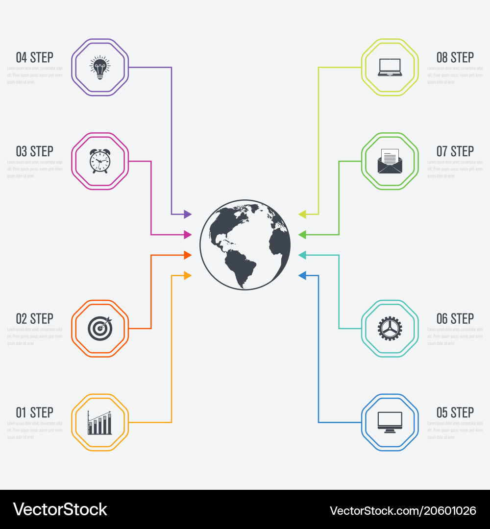 Data & Information Visualization Vector Image