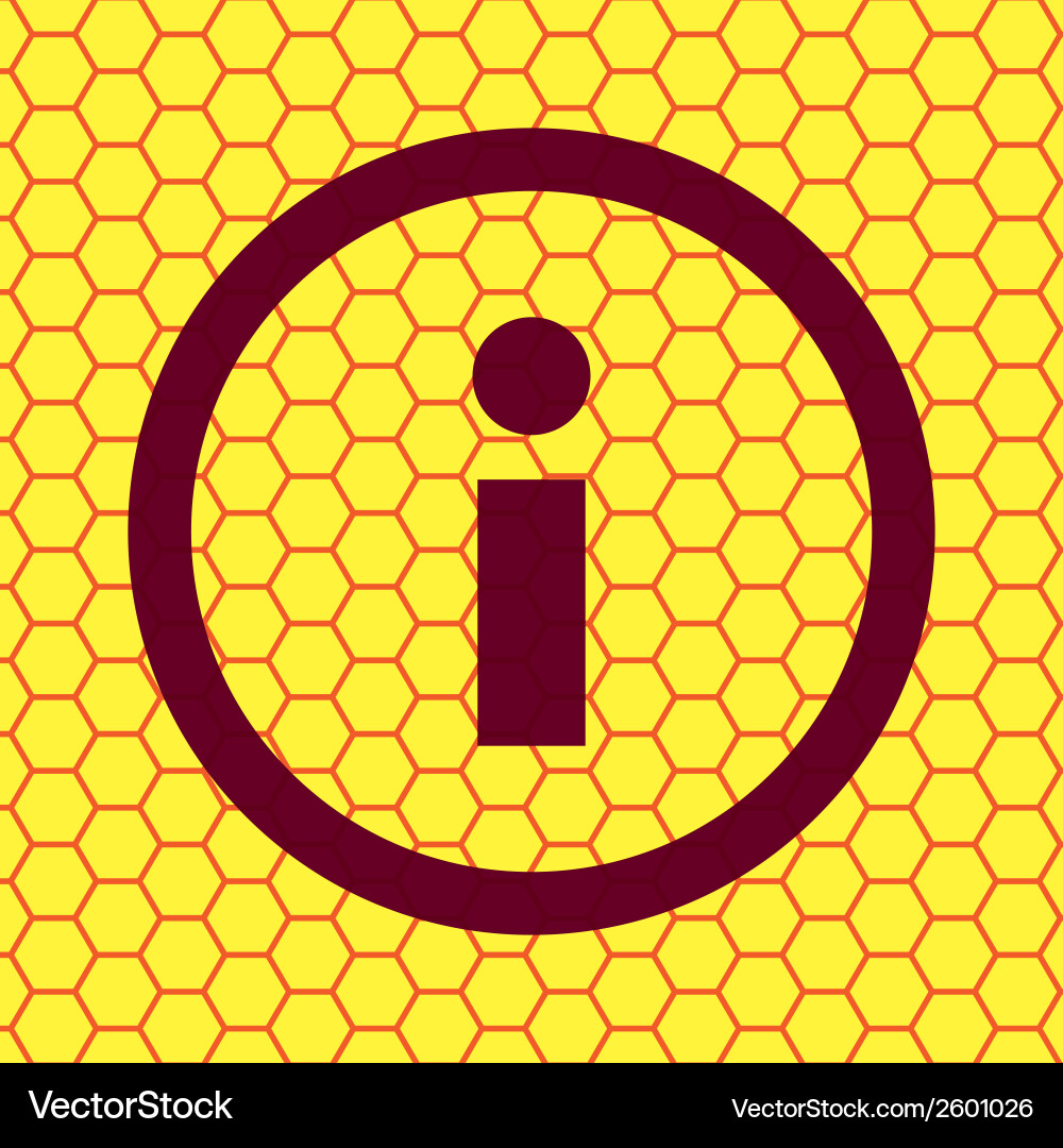 Info flat modern web button and space for your vector image