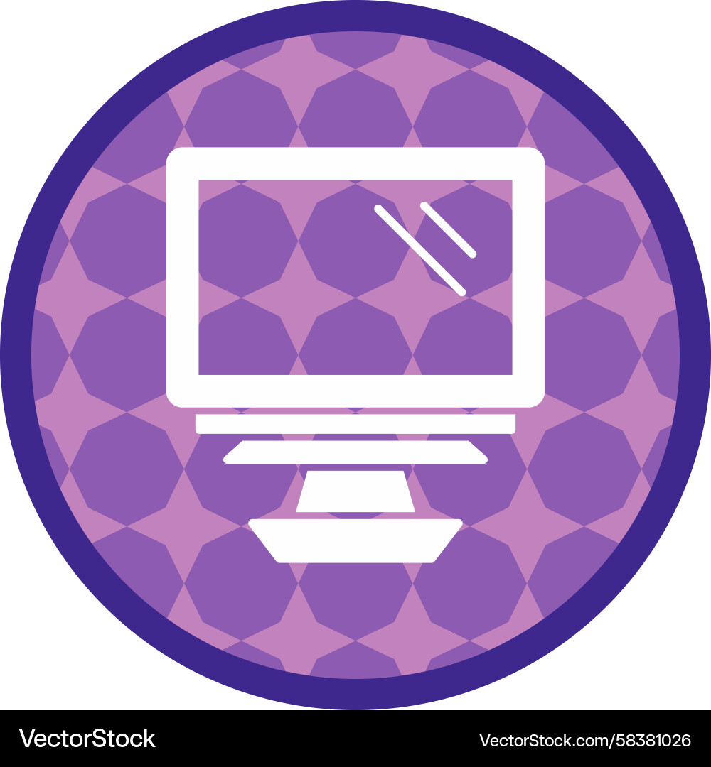 Monitor Icon - Display Screen Vector Image