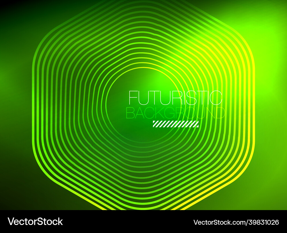 Neon color square shape lines abstract background Neon color square shape lines abstract background Vector Image