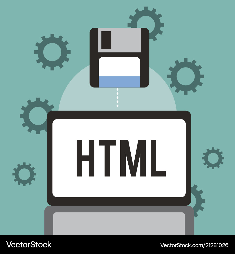 Program coding website Program coding website vector image