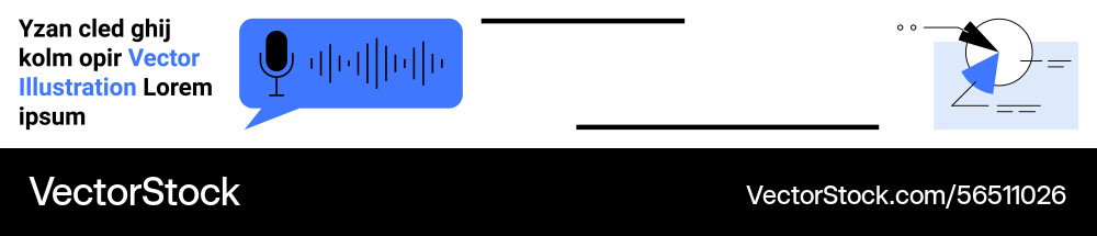 Spracherkennung mit Datenanalyse visualisiert Spracherkennung mit Datenanalyse visualisiert vektorbild