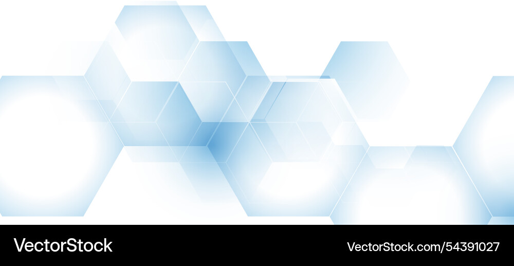 Abstract hexagonal background in light blue tones Abstract hexagonal background in light blue tones vector image