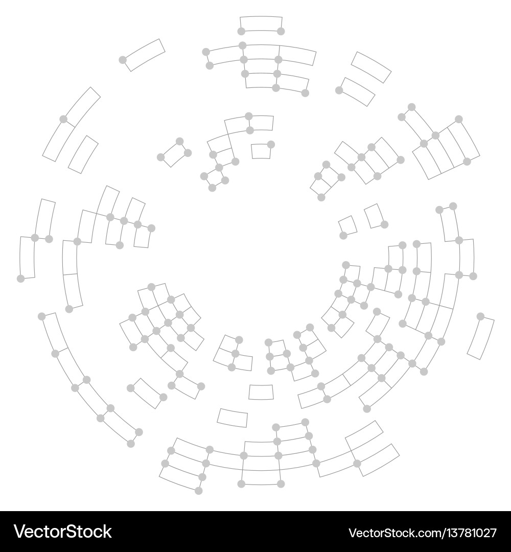 Abstract lines and points Abstract lines and points vector image