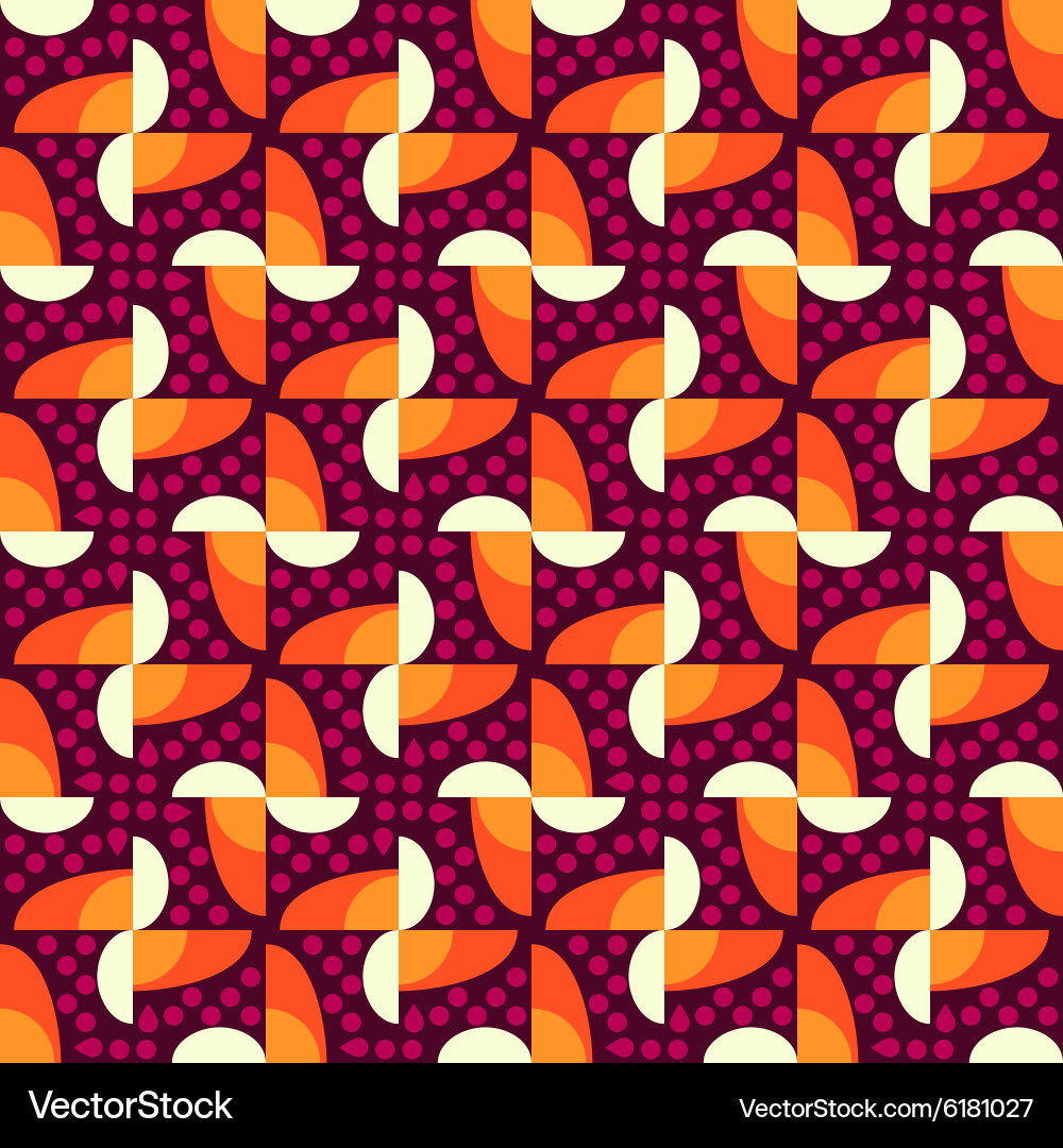 Abstract seamless pattern motif background vector image