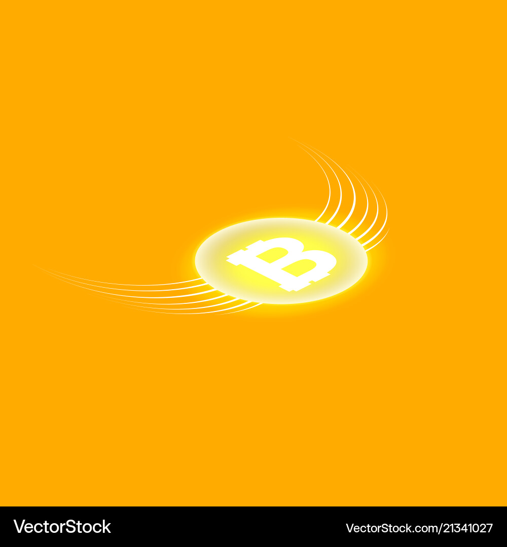 Bitcoin cripto currency blockchain flat Bitcoin cripto currency blockchain flat vector image