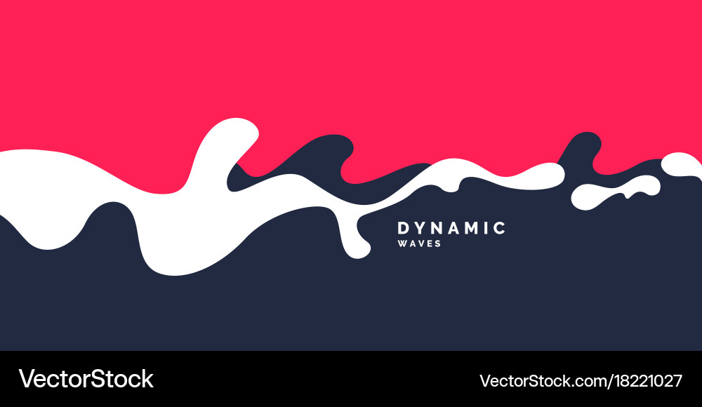 Bright abstract background with a dynamic vector image