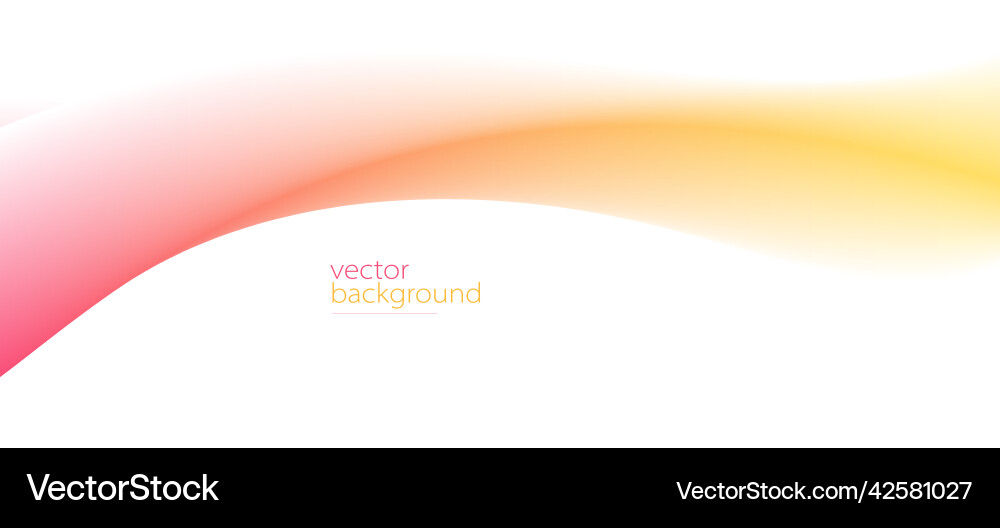 Curve shape flow abstract background in red Vector Image
