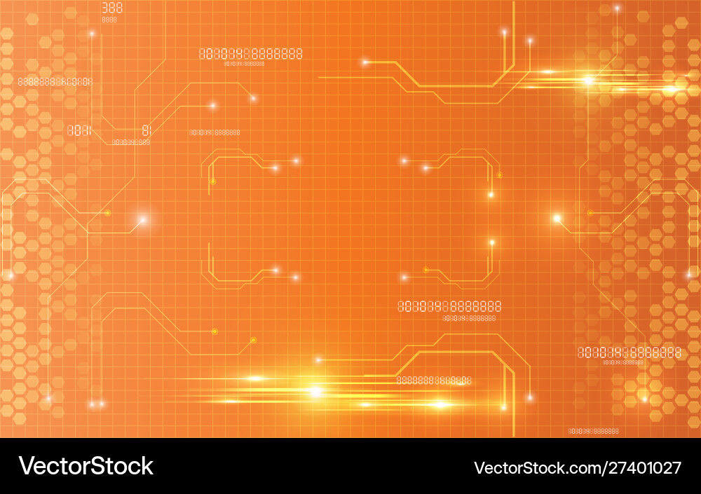 Digital Network Abstract Vector Image