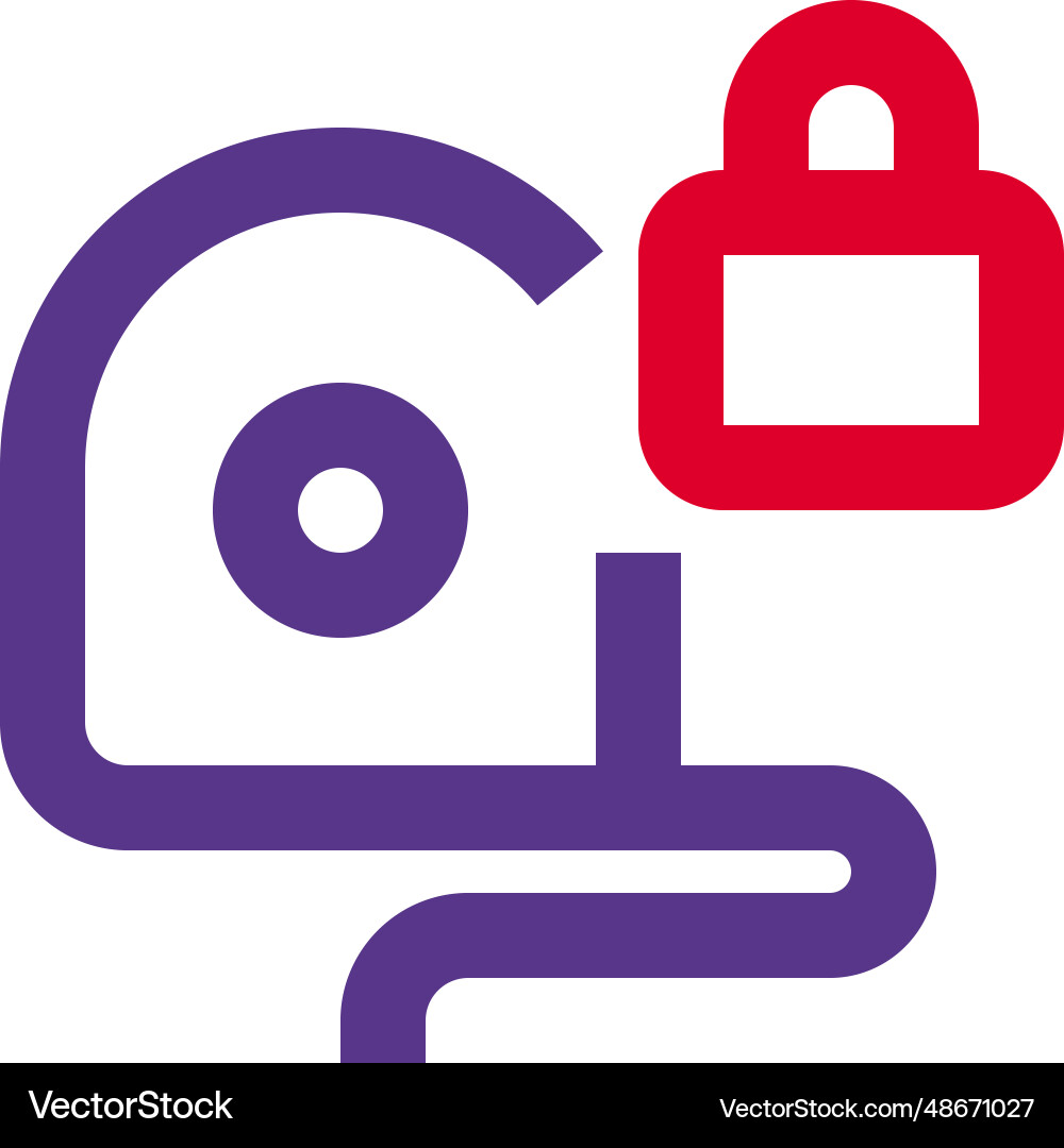 Flexible measuring tape with locking feature Vector Image