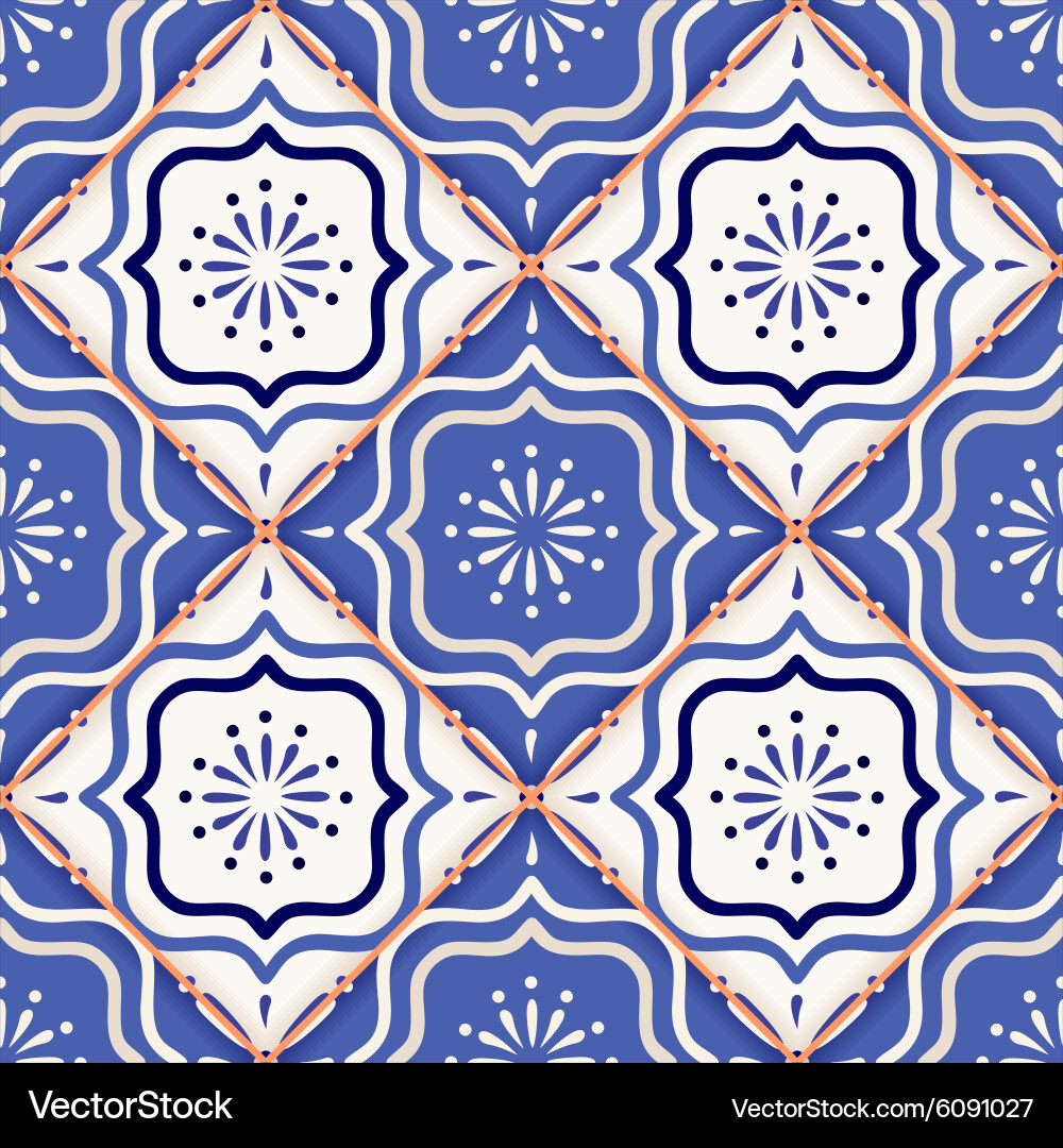 Moroccan Tile Pattern Vector Image
