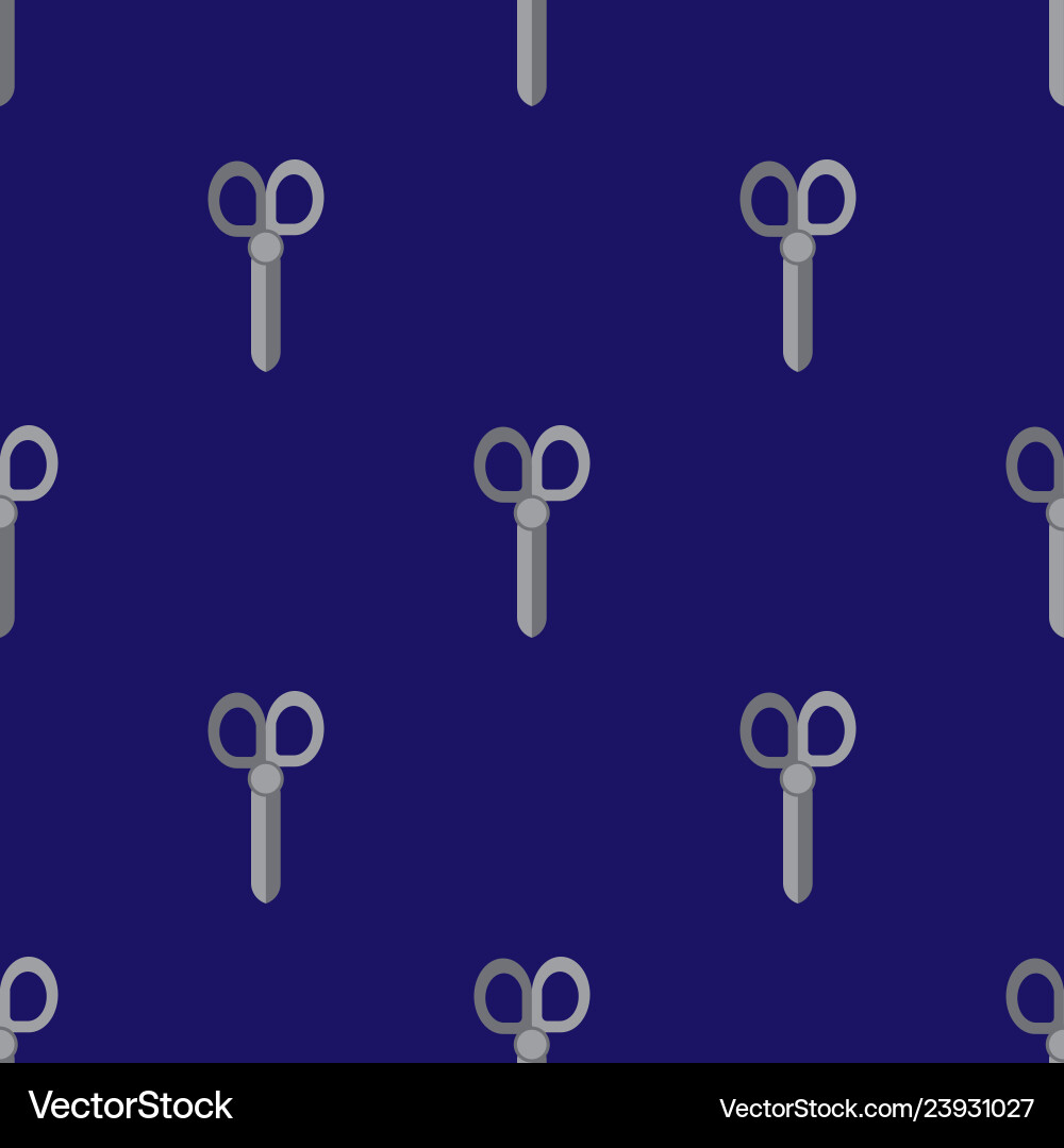 Scissors seamless pattern Scissors seamless pattern vector image