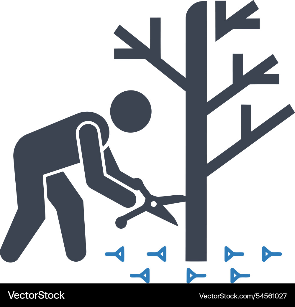 Tree pruning icon Vector Image