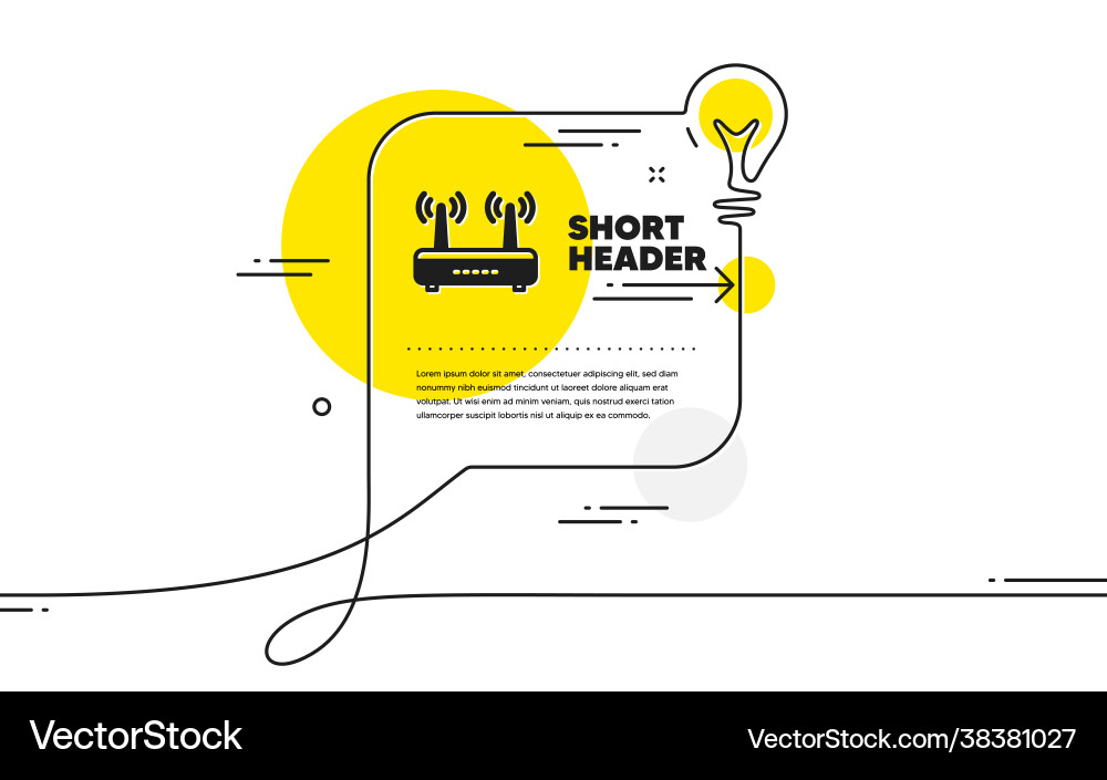 Wifi router icon computer component sign Wifi router icon computer component sign vector image