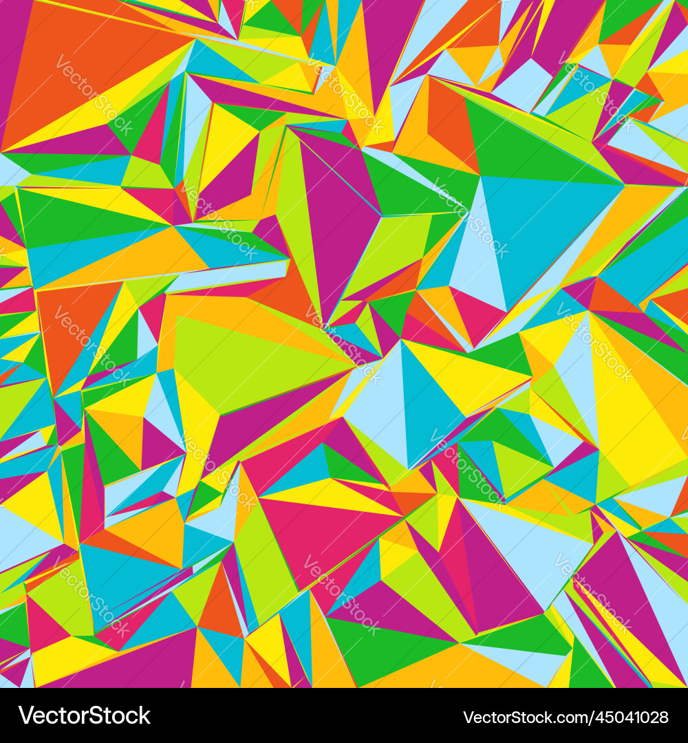 Abstract background with colorful triangles Abstract background with colorful triangles vector image