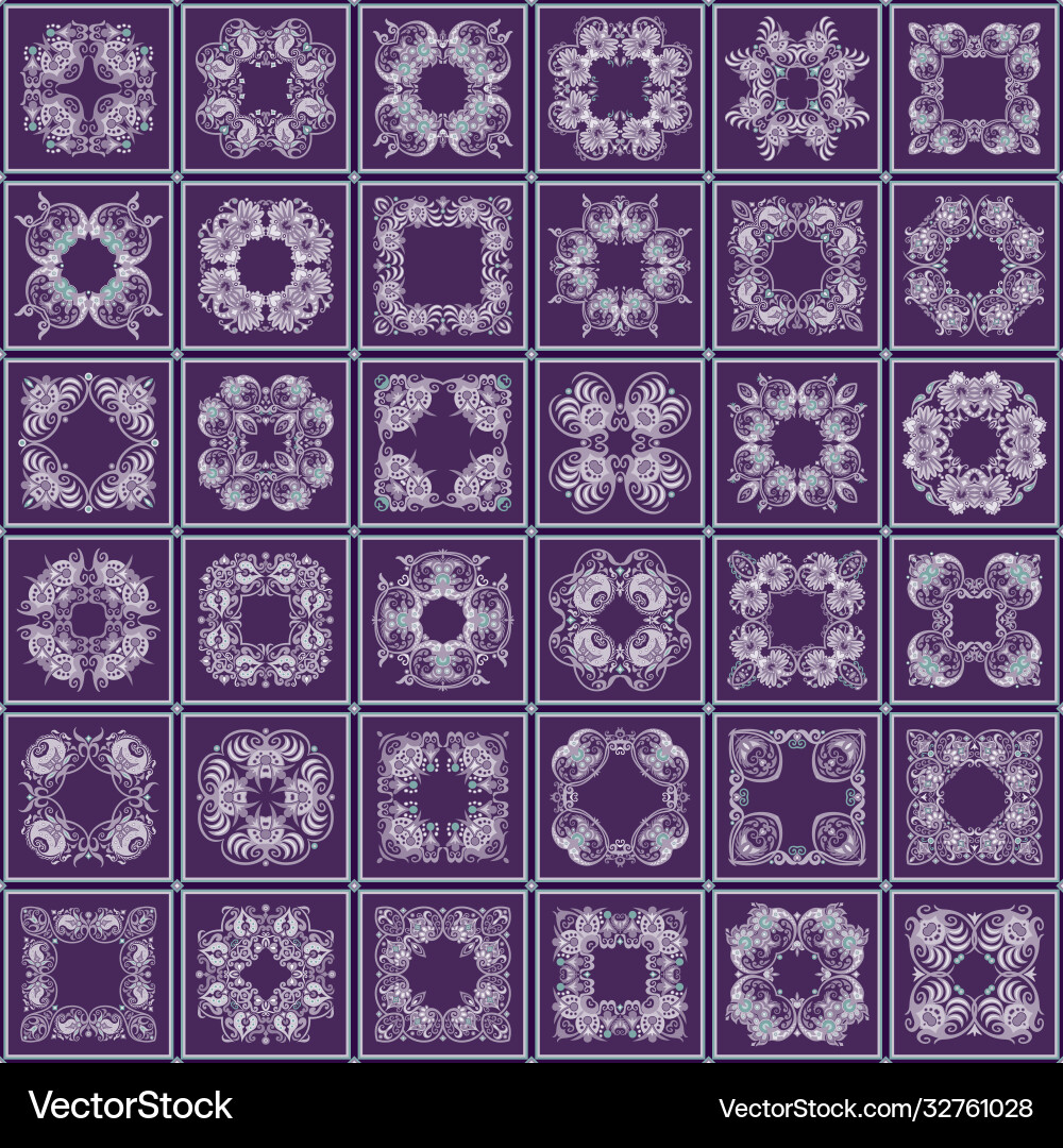 Abstract patch pattern mosaic background Vector Image
