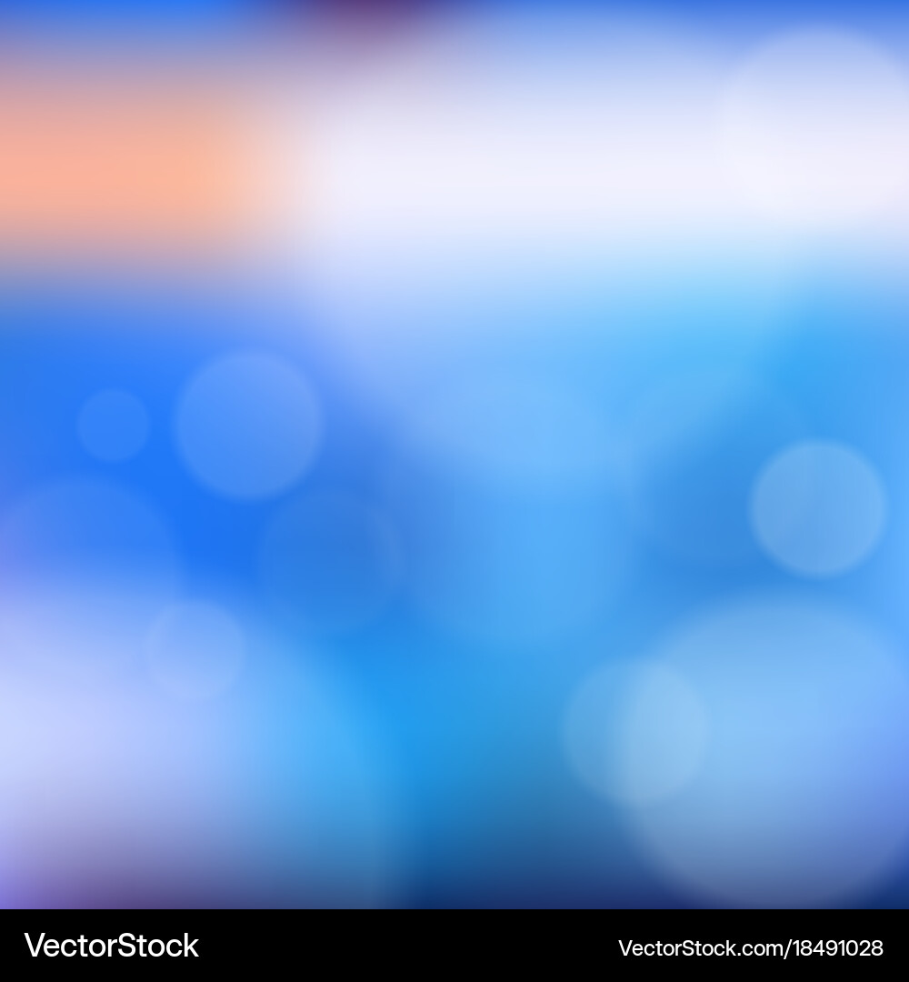 Blurred background with bokeh Vector Image