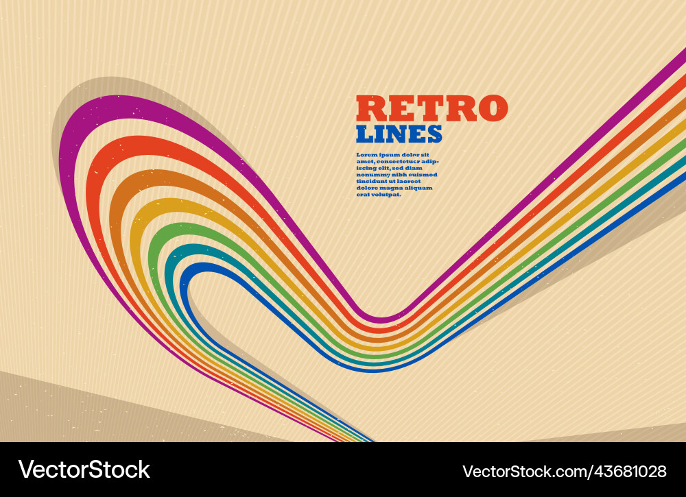 Linear abstract background in all colors Linear abstract background in all colors vector image