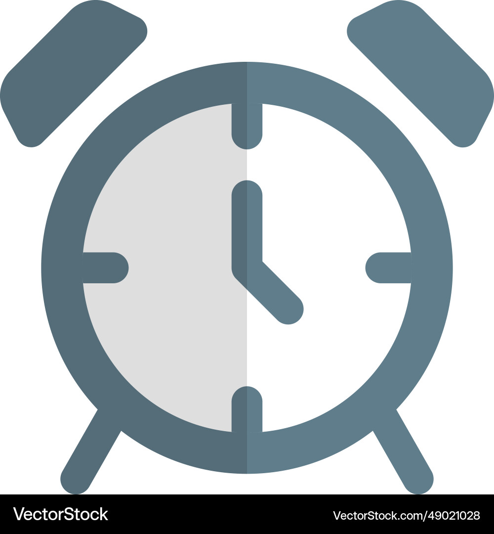 Time device with an audio alarm feature vector image